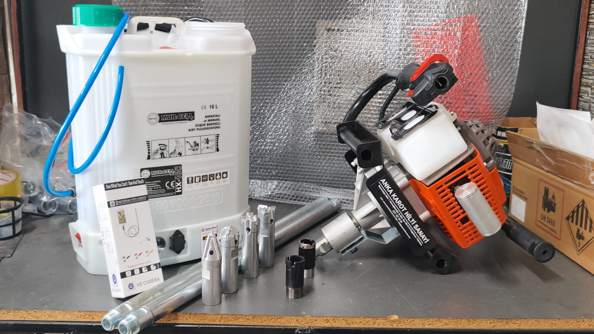 5,5 Redüktörlü El Karot Makinesi